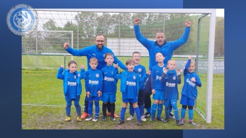 Heute regnete es nur einmal: Erste Erfolge der G2 beim Spielen miteinander!