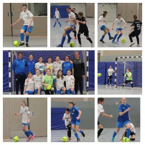 Dritter Platz für die D- Juniorinnen bei den Bezirks-Hallenmeisterschaften