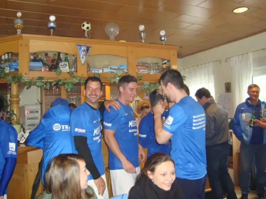 1. Mannschaft Meisterfeier 2014