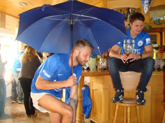 1. Mannschaft Meisterfeier 2014