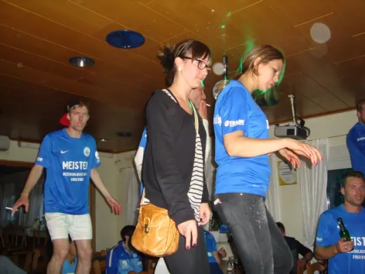 1. Mannschaft Meisterfeier 2014