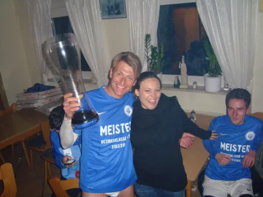 1. Mannschaft Meisterfeier 2014