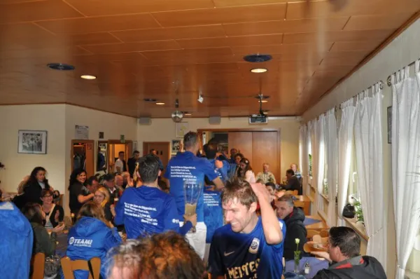 1. Mannschaft Meisterfeier 2014