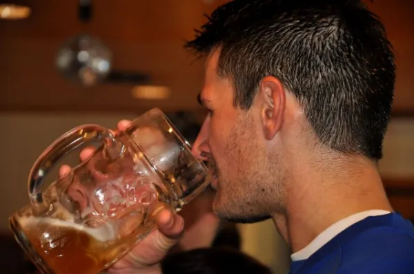 1. Mannschaft Meisterfeier 2014