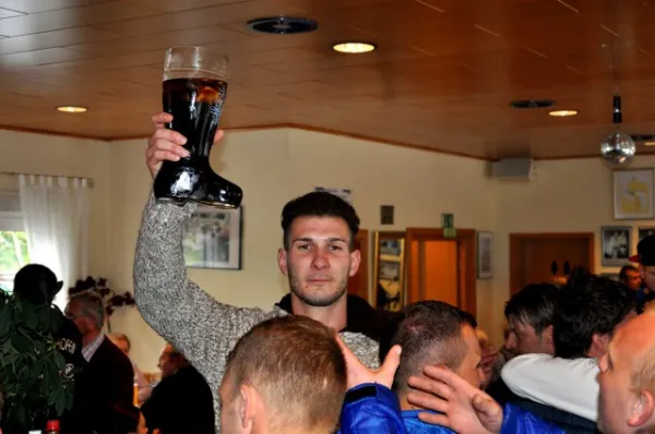 1. Mannschaft Meisterfeier 2014