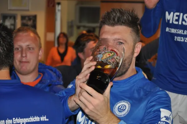 1. Mannschaft Meisterfeier 2014