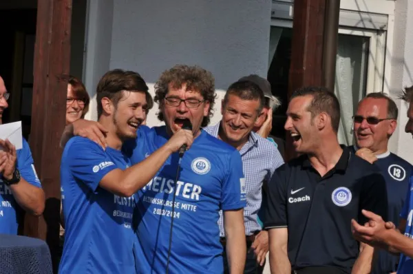 1. Mannschaft Meisterehrung 2014