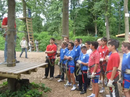C-Jugend im Kletterwald Speyer