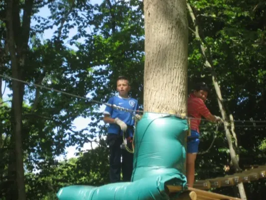 C-Jugend im Kletterwald Speyer