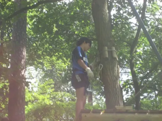 C-Jugend im Kletterwald Speyer