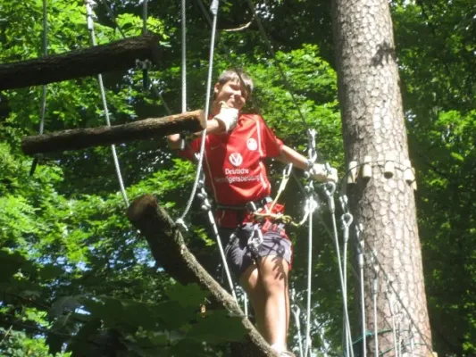 C-Jugend im Kletterwald Speyer