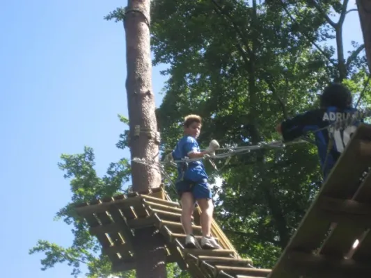 C-Jugend im Kletterwald Speyer