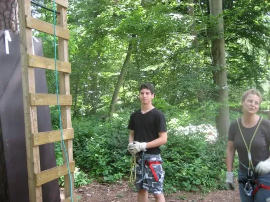 C-Jugend im Kletterwald Speyer