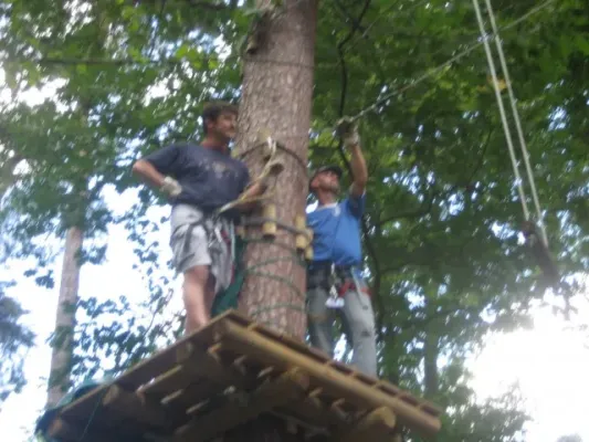 C-Jugend im Kletterwald Speyer